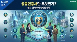 공동인증서는 무엇이고 어디에 사용하나요?